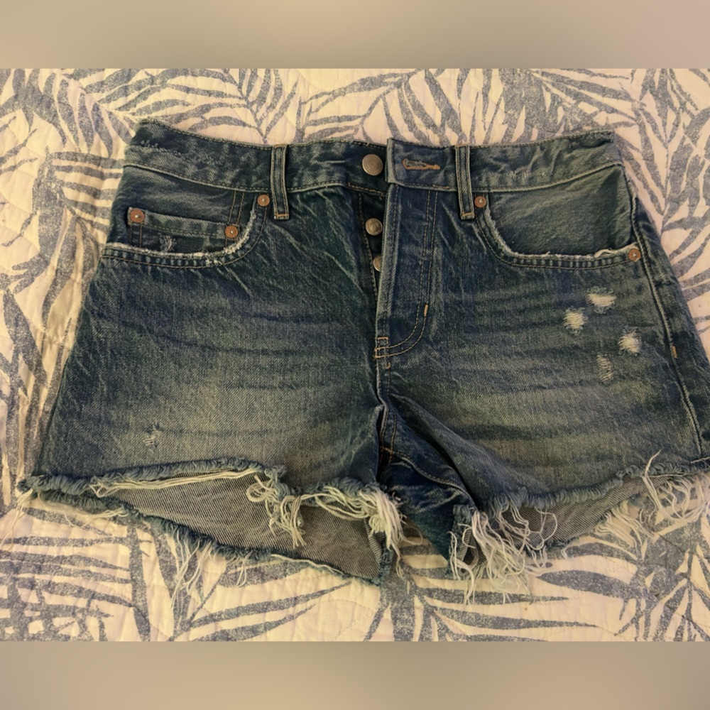 We The Free denim cutoff shorts